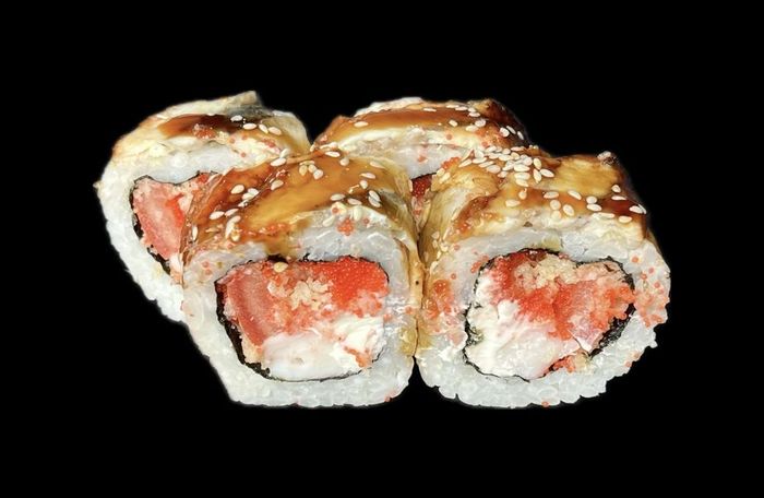 Aka Ebi sushi rolas – Emaroll Kalotė