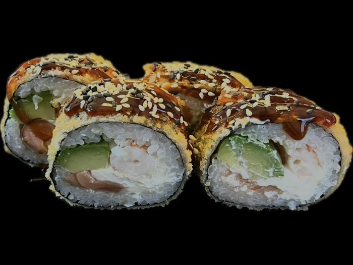 Atsui sushi rolas – Emaroll Kalotė